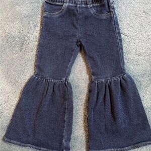 Girls' Wrangler 3T Dark Blue Flared Jeans